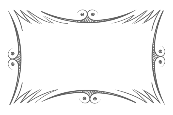 Download Elegant Ink Frame. Freehand Stroke Decor - Stroke Collection