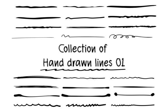 Download Freehand Line. Hand Drawn Lines. - Drawn Collection