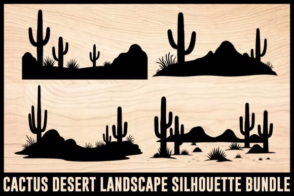 Download Cactus Desert Landscape Set - Premium Bundle