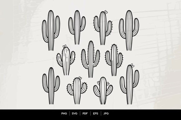 Download Cactus SVG Bundle Desert Clipart - Desert clipart Collection